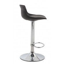 Taburete Tritón Ecopiel Negro