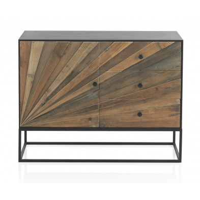 Aparador 1 Puerta 105 x 40 Madera 10227 Aparador 1 Puerta 105 x 40 Madera 10227