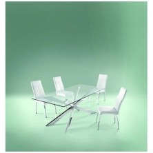 Mesa Comedor Living Acero 200x75