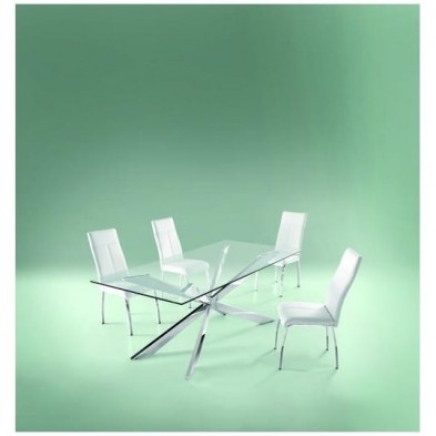 Mesa Comedor Living Acero 200x75