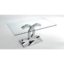 Mesa Comedor New Manhattan Acero 160x75