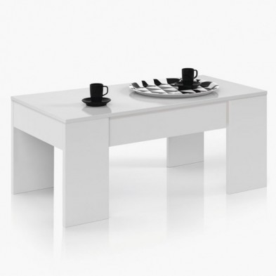 Mesa Centro Elevable Flow Blanco Artik Mesa Centro Elevable Flow Blanco Artik