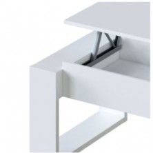 Mesa Centro Elevable Attuale Blanco