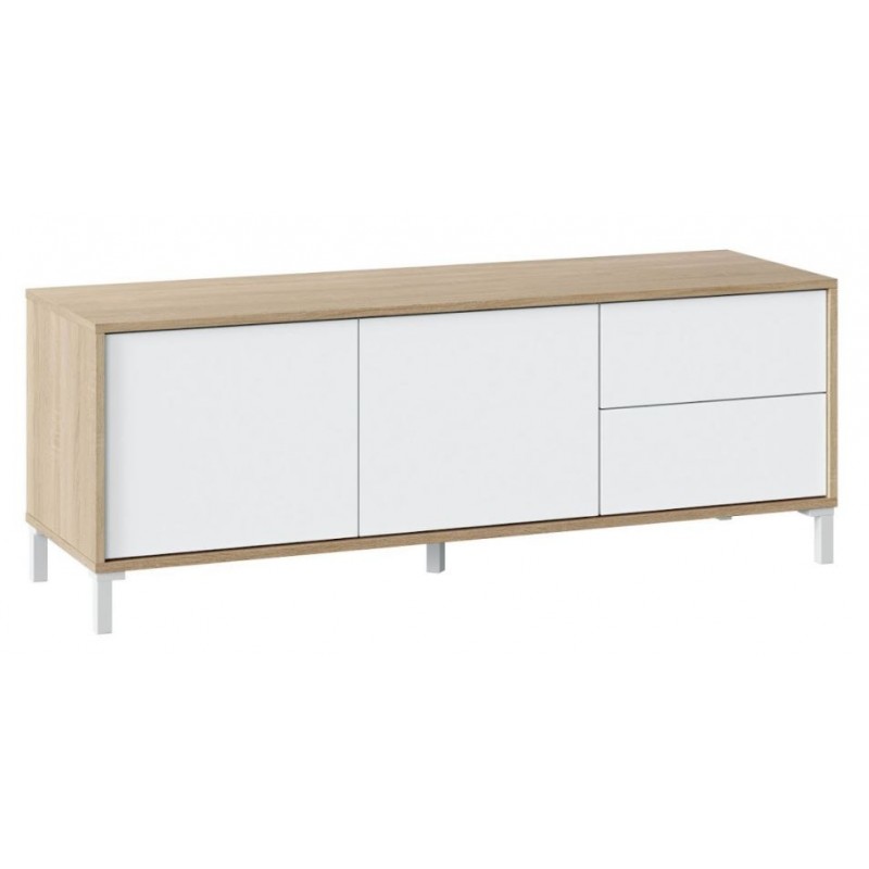 Mueble TV Urban Roble Canadian/Blanco
