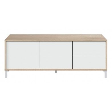 Mueble TV Urban Roble Canadian/Blanco