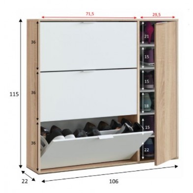 Zapatero 4 Puertas Class