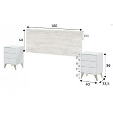 Cabezal + 2 Mesitas Sweet