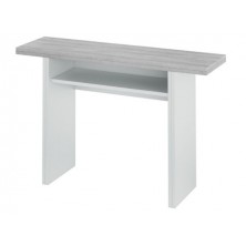 Mesa Cocina-Consola Desplegable Blanco Artik-Cemento