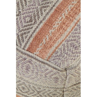 Puff Algodón Rojizo