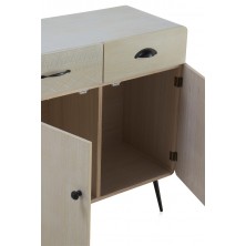 Mueble Madera Natural Patas Negras