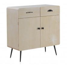 Mueble Madera Natural Patas Negras