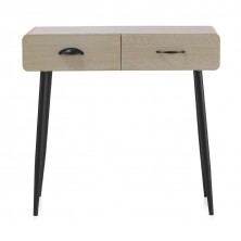 Consola Madera Natural Patas Negras
