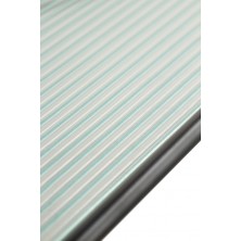 Mesa Centro Cristal Patas Metal