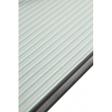 Mesa Centro Cristal Patas Metal