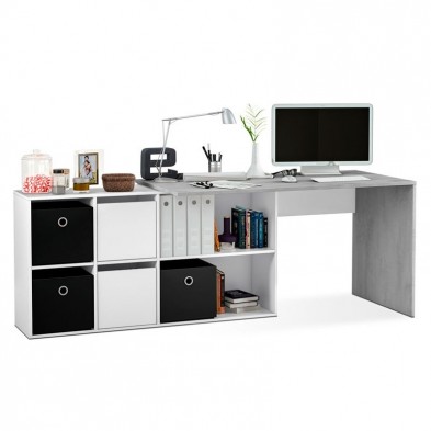 Mesa Escritorio Adapta Plus Reversible 2 Puertas / 4 Huecos