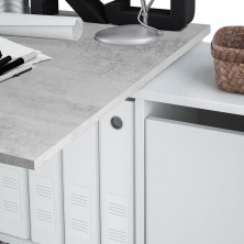 Mesa Escritorio Adapta Plus Reversible 2 Puertas / 4 Huecos