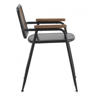 Sillón Estructura Metal Negra