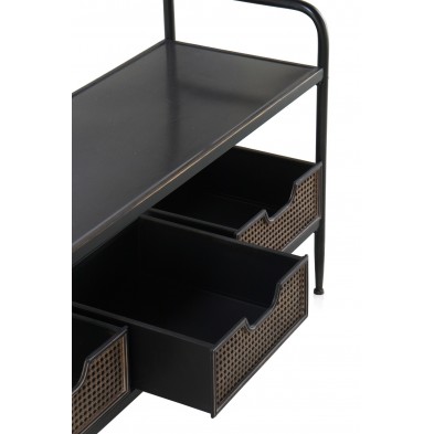 Perchero 3 Cestos Estructura Metal