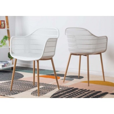 Silla Kalvin Polipropileno Blanco