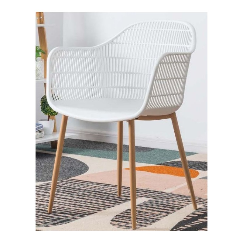 Silla Kalvin Polipropileno Blanco