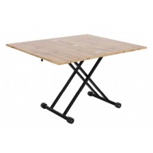 Mesa Centro Támesis Elevable Extensible Efecto Madera