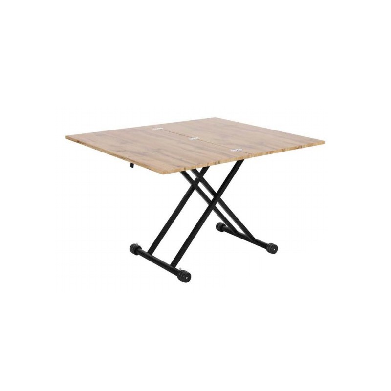 Mesa Centro Támesis Elevable Extensible Efecto Madera