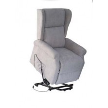 Sillón Relax Eléctrico Nasau Tela Gris