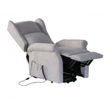 Sillón Relax Eléctrico Nasau Tela Gris