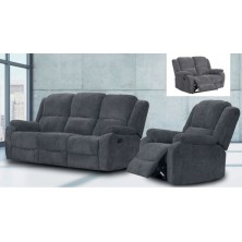 Sofá Relax 2 Plazas Venecia Gris