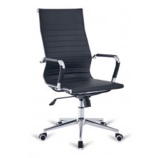Silla Oficina París Alta Negro