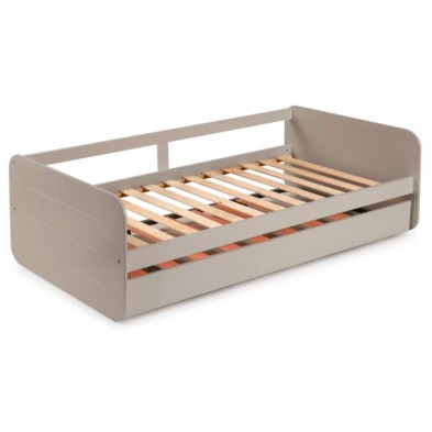 Cama Nido Curve 90x190 cm Gris