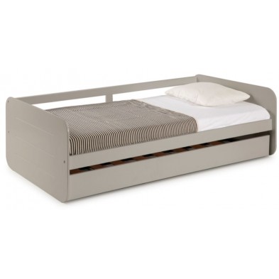 Cama Nido Curve 90x190 cm Gris