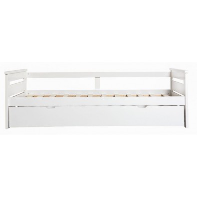 Cama Nido Romantic 90x190 cm Blanco/Gris