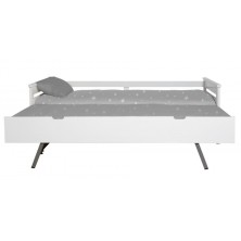 Cama Nido Romantic 90x190 cm Blanco/Gris