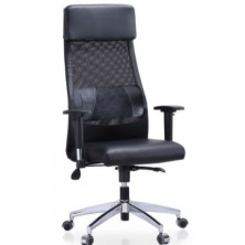 Sillón Giratorio Airflow Ecopiel Negro