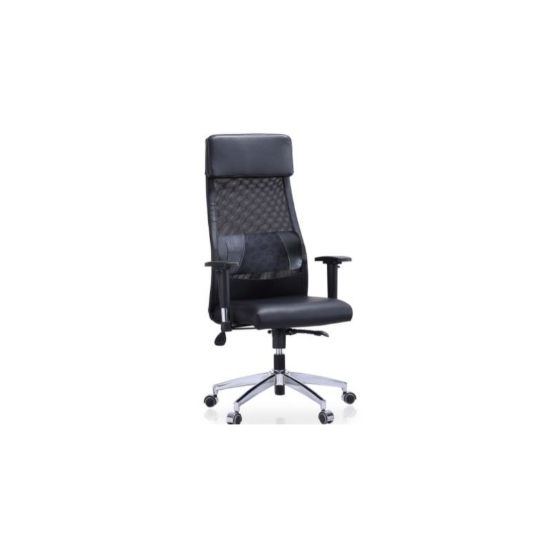 Sillón Giratorio Airflow Ecopiel Negro