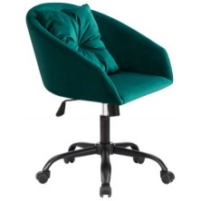 Sillón Giratorio Cushion Velvet Verde