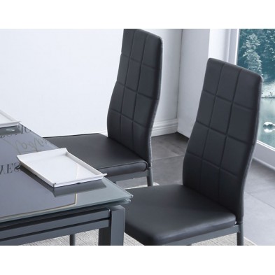 Silla Comedor Laia Ecopiel Gris