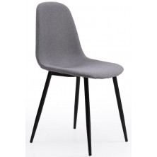 Silla Comedor Hall Tejido Gris