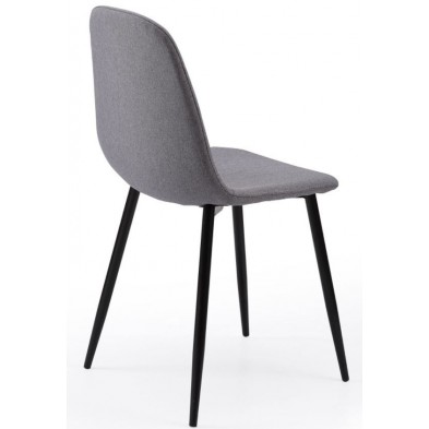 Silla Comedor Hall Tejido Gris