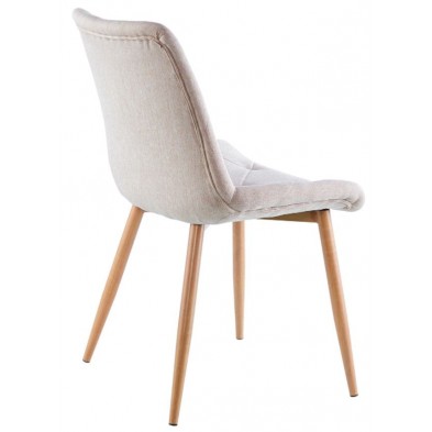 Silla Comedor Marlene Tejido Beige