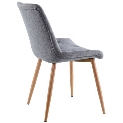 Silla Comedor Marlene Tejido Gris Silla Comedor Marlene Tejido Gris