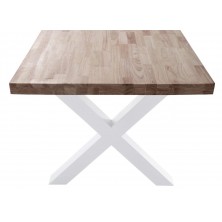 Mesa Comedor Fija X-LOFT Roble American/Blanco160X90 cm