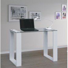 Mesa Ordenador M-13837 Cristal Templado