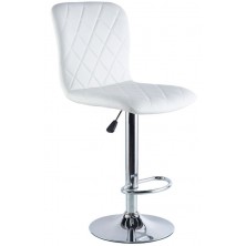 Taburete Britain Ecopiel  Blanco