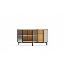 Aparador Blur 3 Puertas Roble 