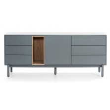 Aparador Corvo 1 Puerta Crema