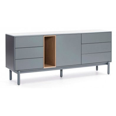 Aparador Corvo 1 Puerta Crema