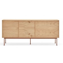 Aparador Yoko 2 Puertas Teja/Roble