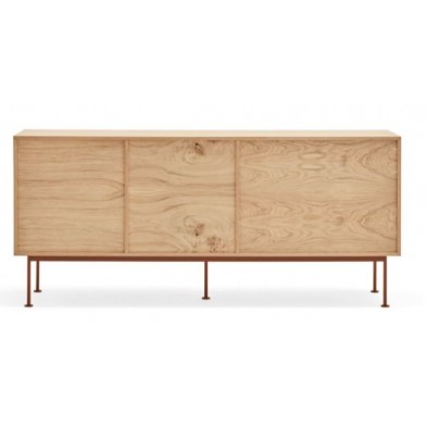 Aparador Yoko 2 Puertas Teja/Roble